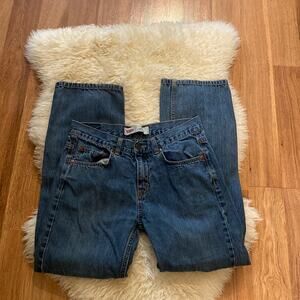 Levi’s 550 Relaxed Fit Straight Leg Boys Size 16/ 28 x 28 EUC Cotton